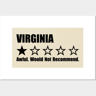 Virginia One Star Review Posters and Art